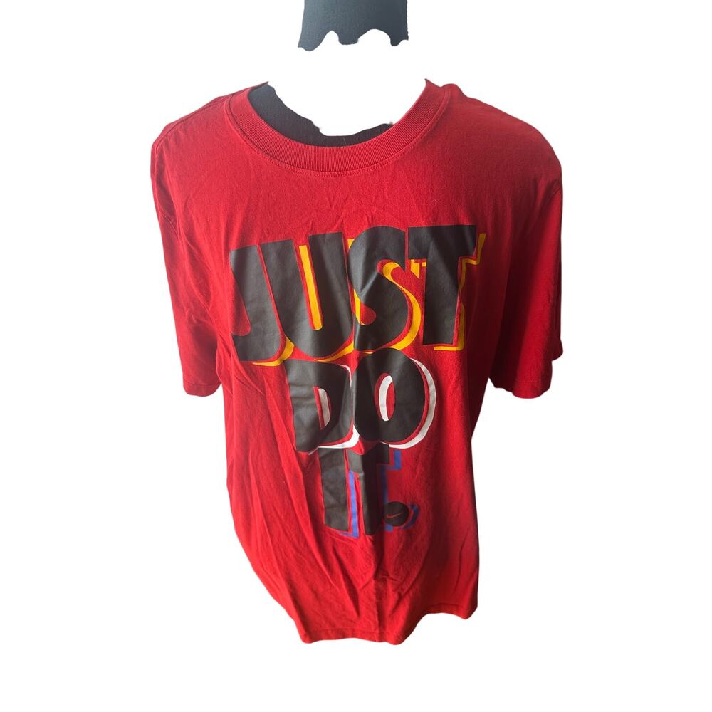 Nike Red “Just Do It” Graphic T-Shirt Size XL